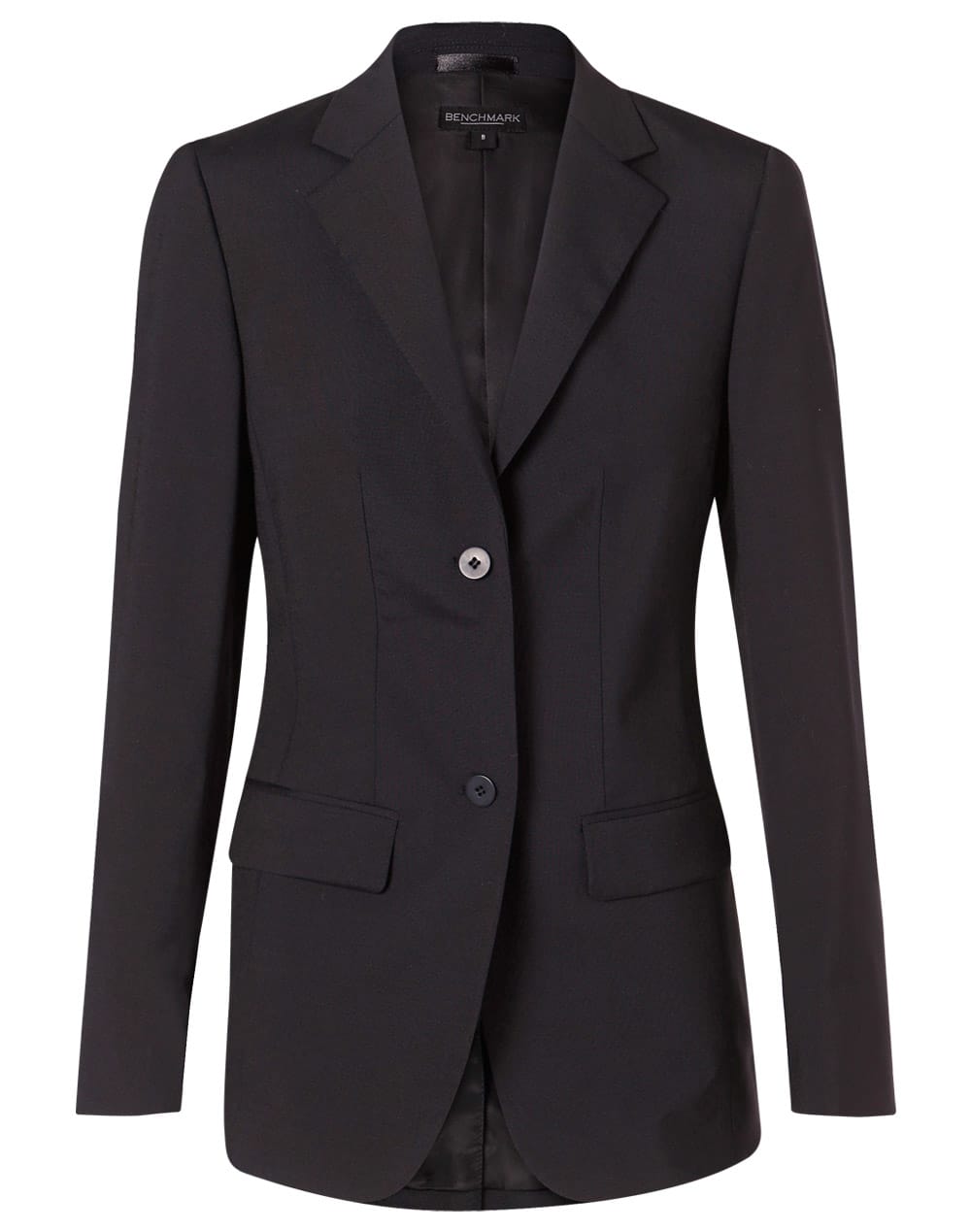 Womens Stretch Wool Blend Mid Length Jacket [53-M9200]