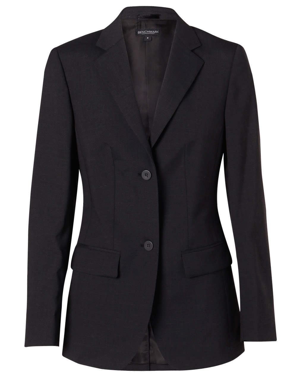 Womens Stretch Wool Blend Mid Length Jacket [53-M9200]