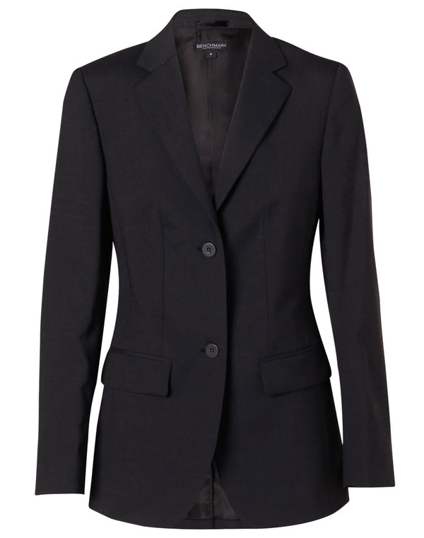Womens Stretch Wool Blend Mid Length Jacket [53-M9200]