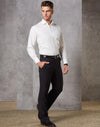 Mens Wool Blend Stretch Pants [53-M9300]