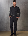 Mens Polyviscose Stretch Pants [53-M9340]