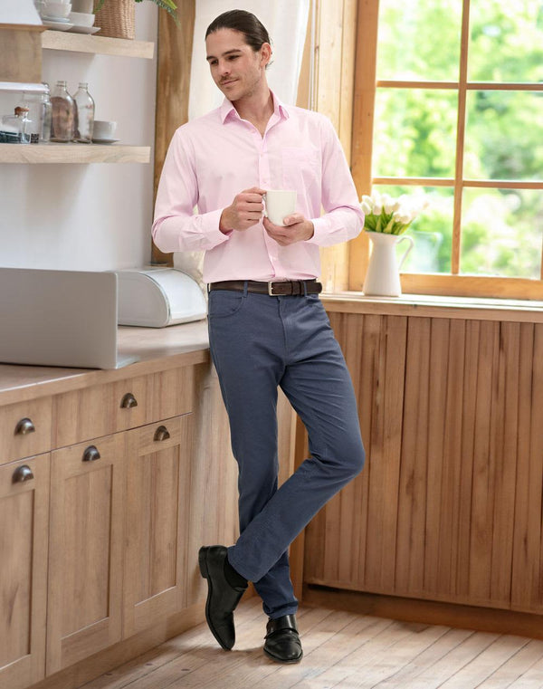 Mens Jean Style Flexi Chino Pants [53-M9382]