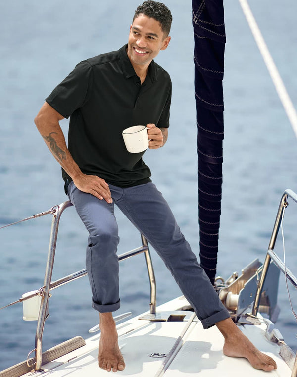 Mens Jean Style Flexi Chino Pants [53-M9382]