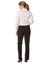 Womens Wool Blend Stretch Slim Leg Flexi Waist Pants [53-M9400]