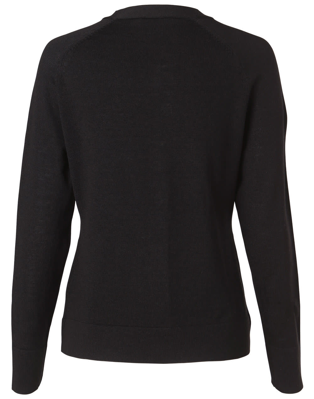 Womens 100 Merino Wool L/S Cardigan [53-M9602]