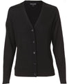 Womens 100 Merino Wool L/S Cardigan [53-M9602]