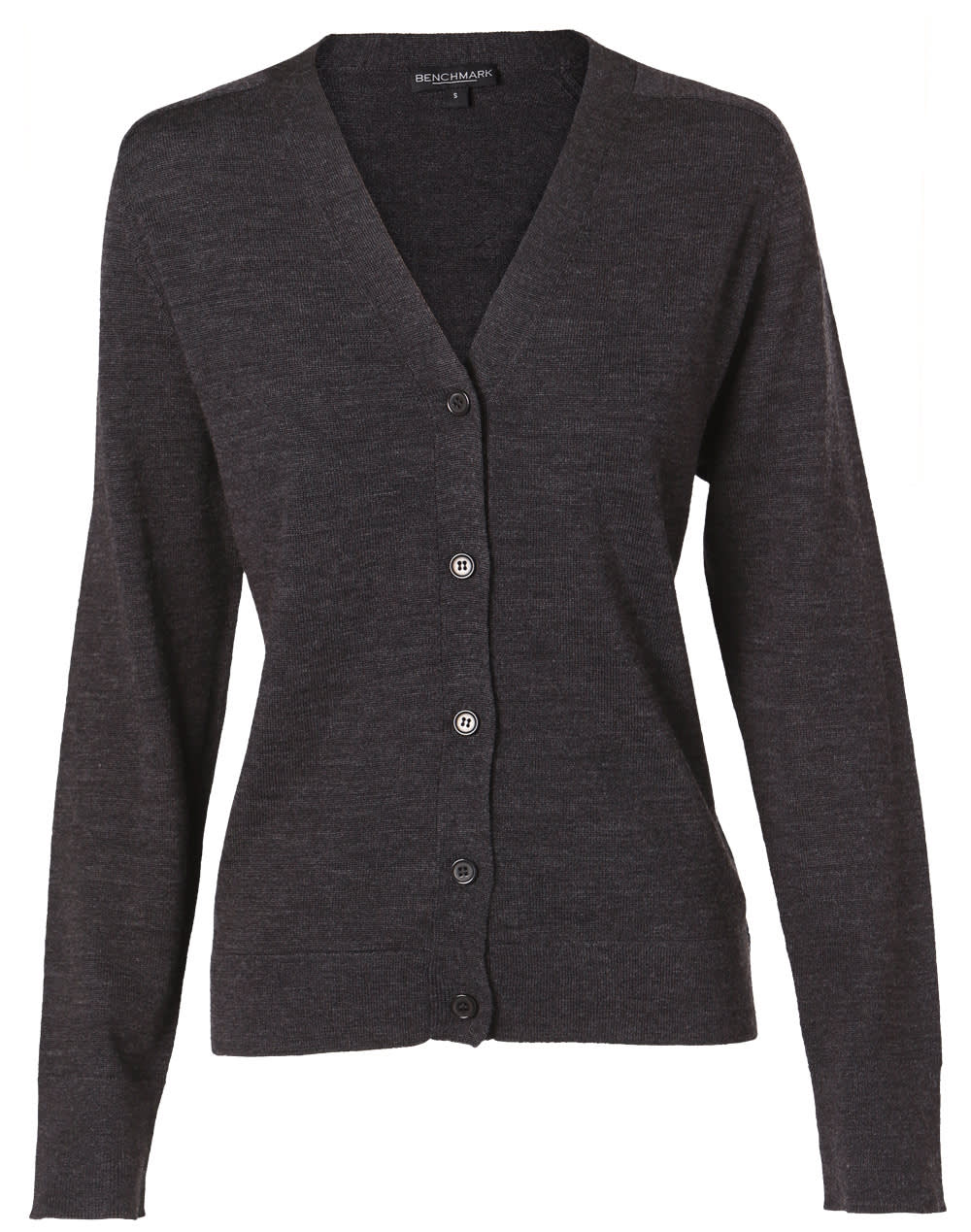 Womens 100 Merino Wool L/S Cardigan [53-M9602]