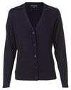 Womens 100 Merino Wool L/S Cardigan [53-M9602]
