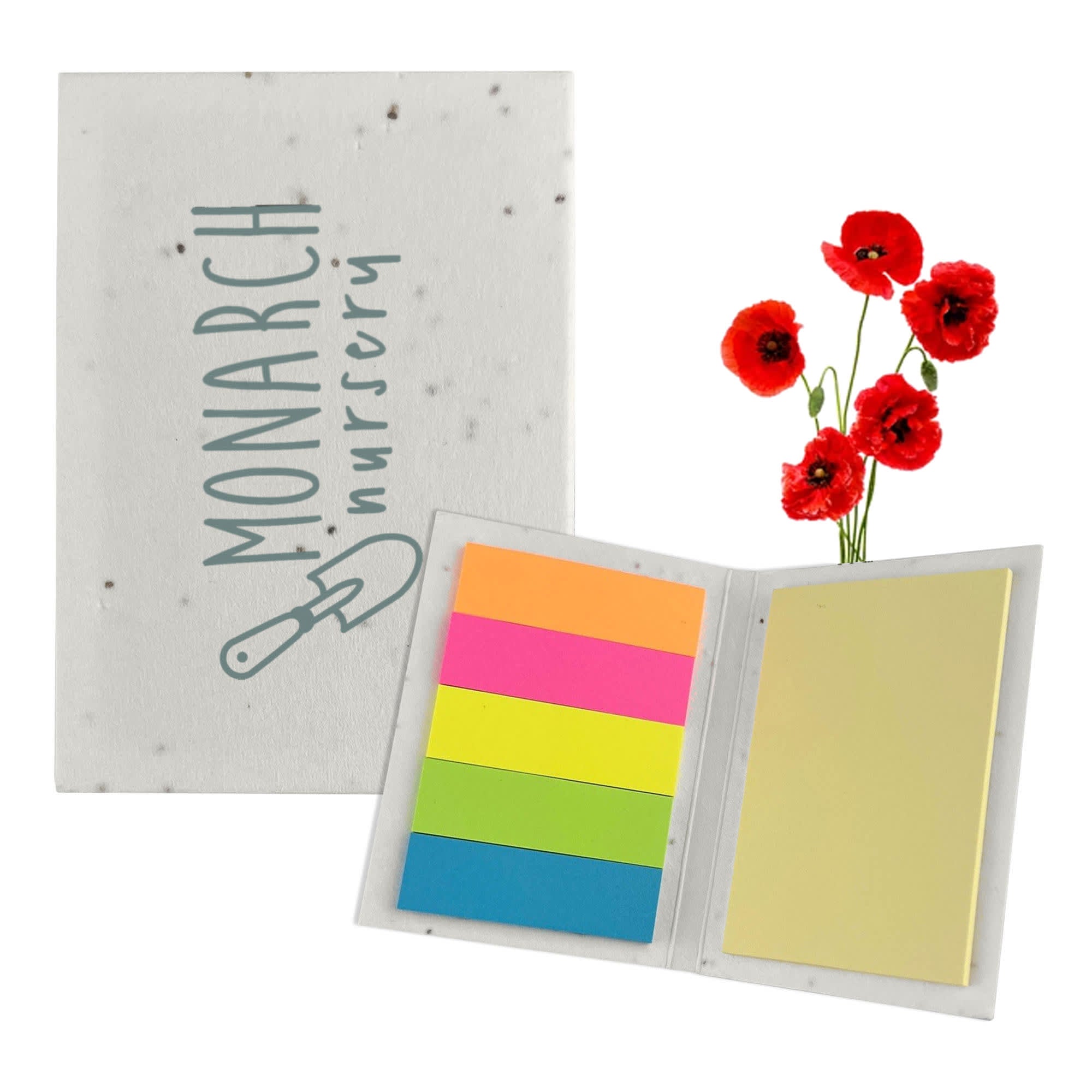 Corn Poppy Seed Sticky Note Pad [19-MH015]