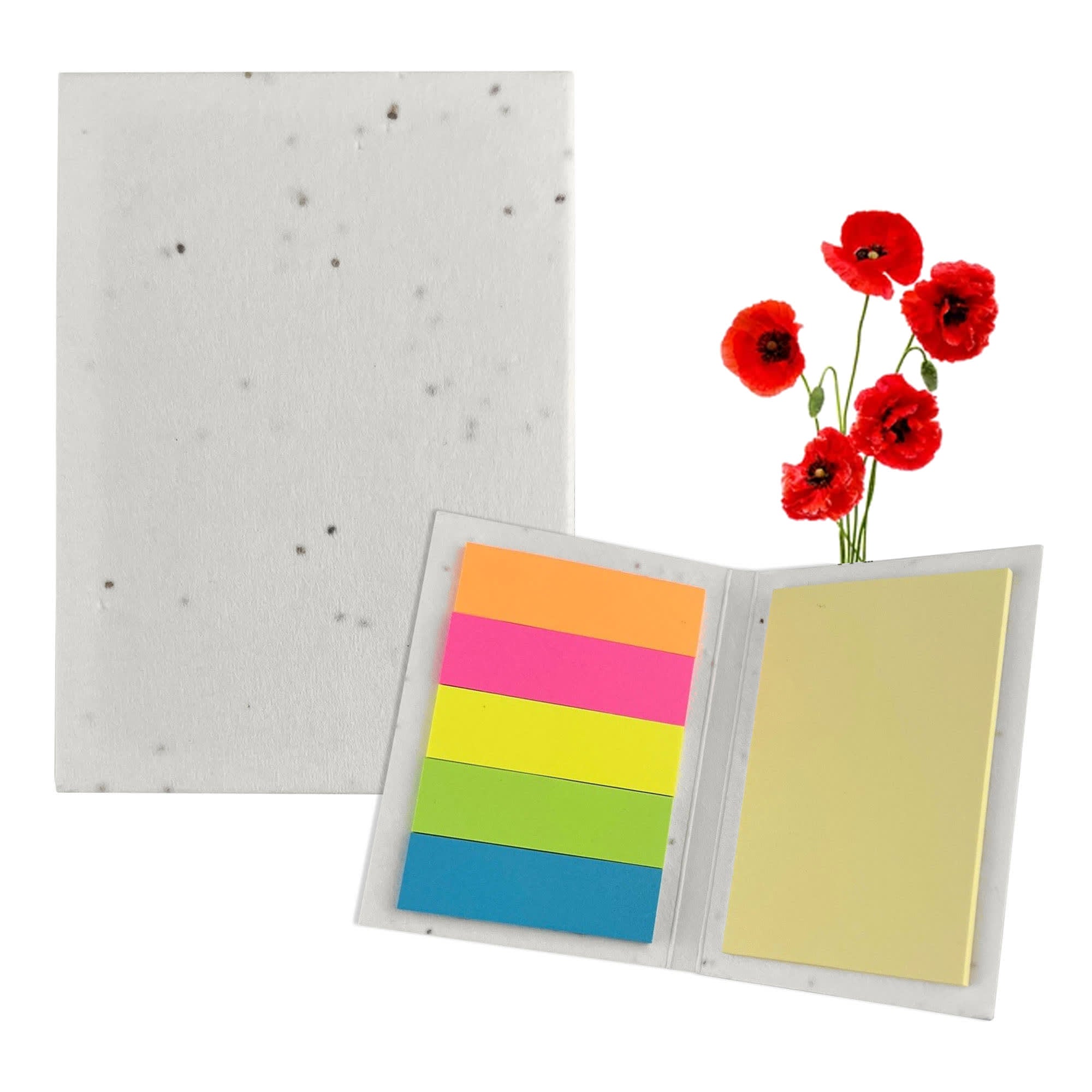 Corn Poppy Seed Sticky Note Pad [19-MH015]