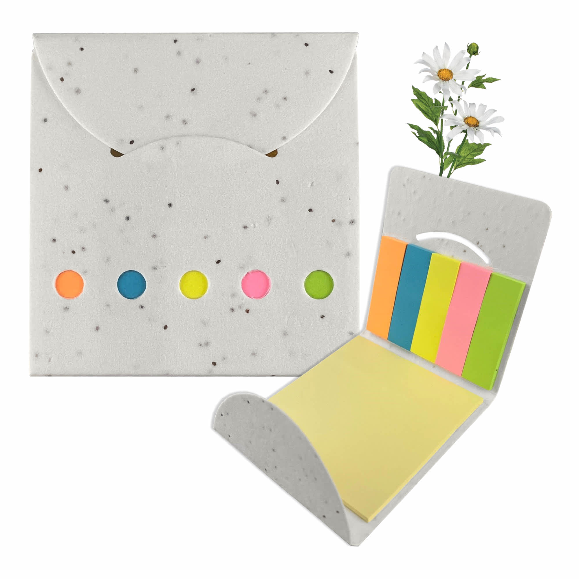 Daisy Seed Sticky Note Pad [19-MH016]
