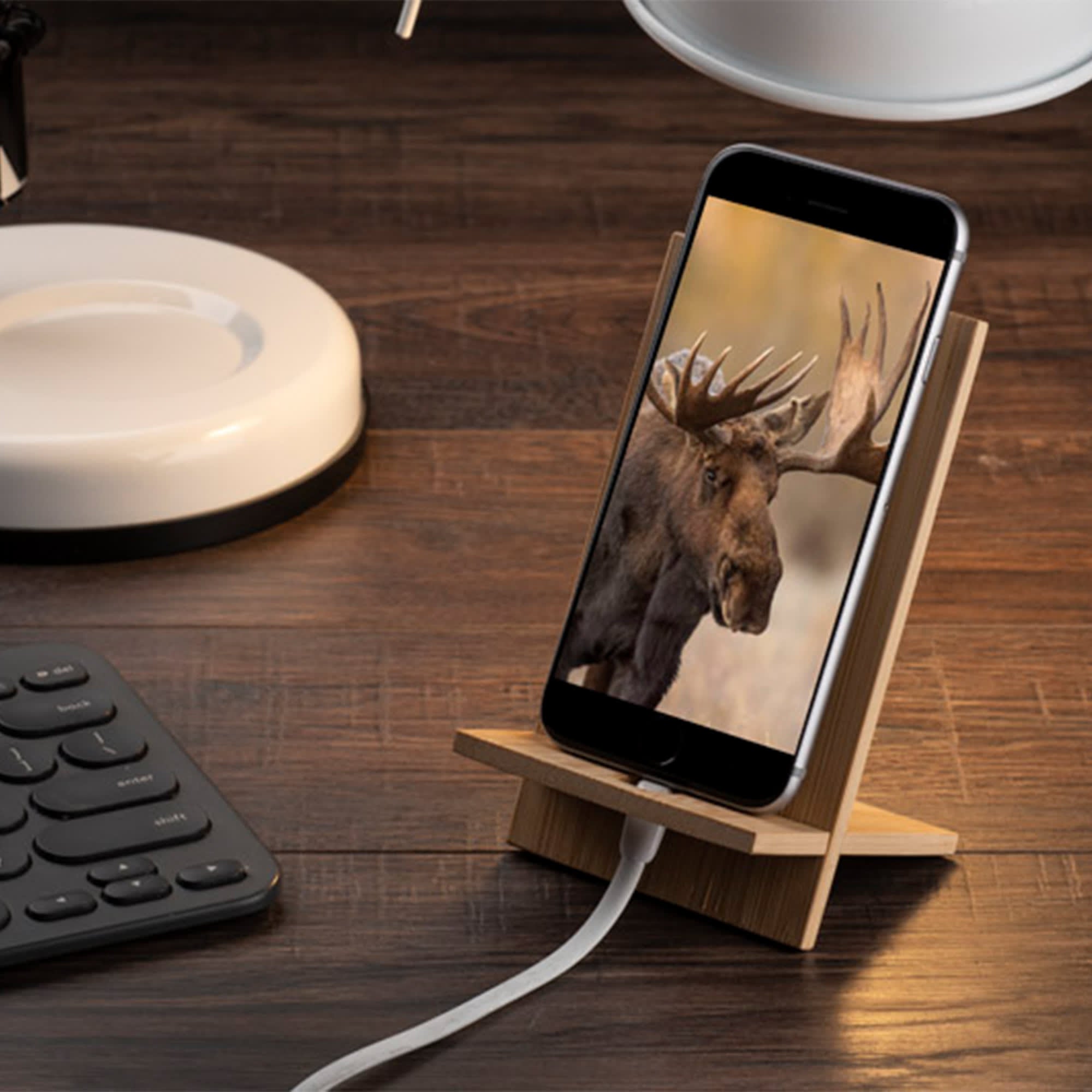 Bamboo Phone Holder [19-MSD006]