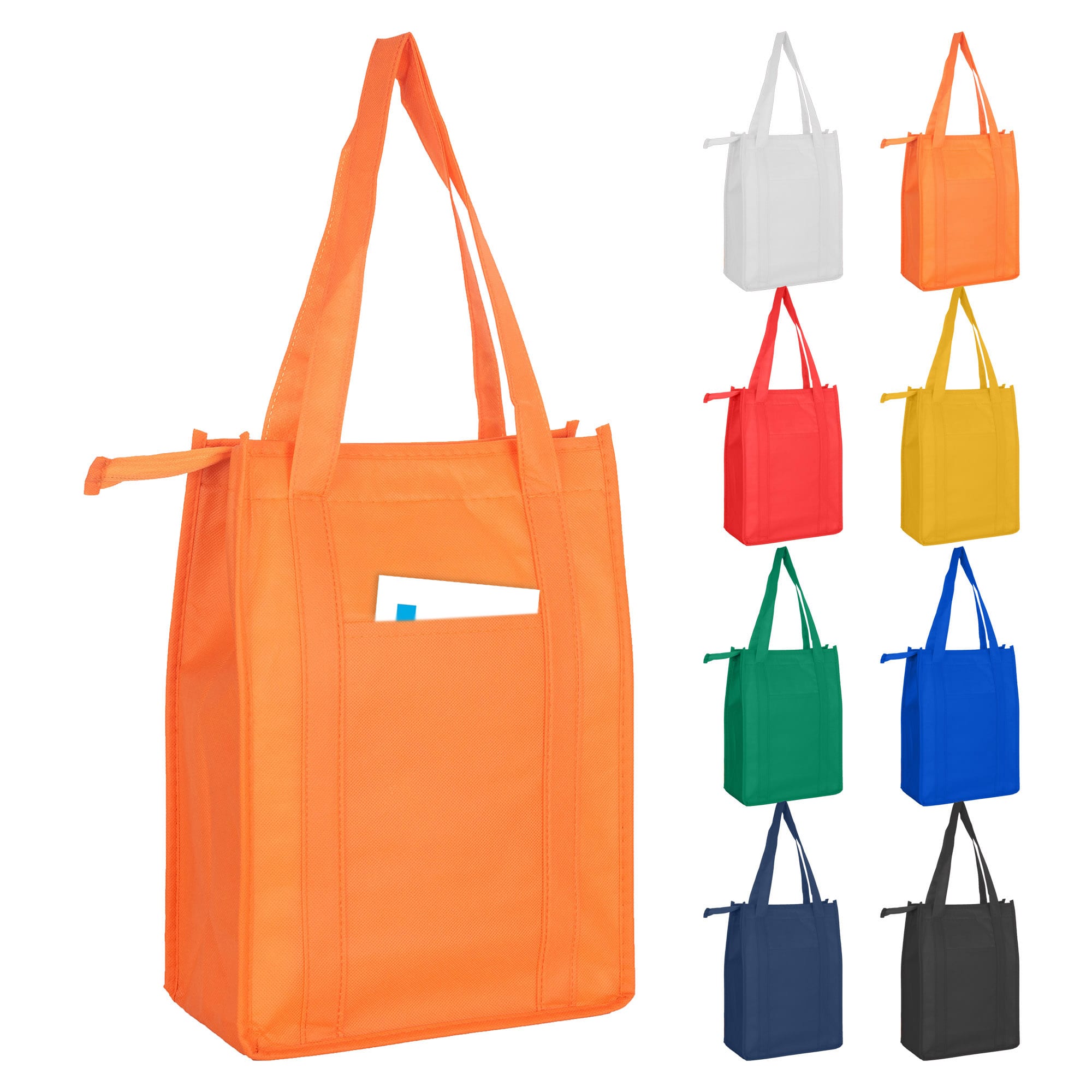 Non Woven Cooler Bag with Top Zip Closure [19-NWB015]