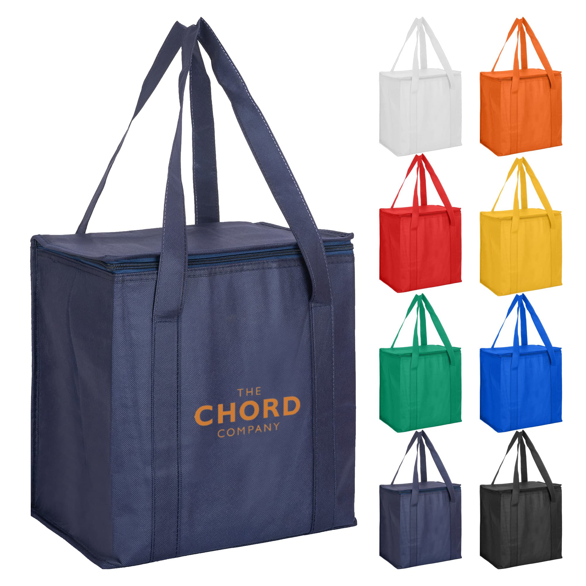 Non Woven Cooler Bag with Zipped Lid [19-NWB016]