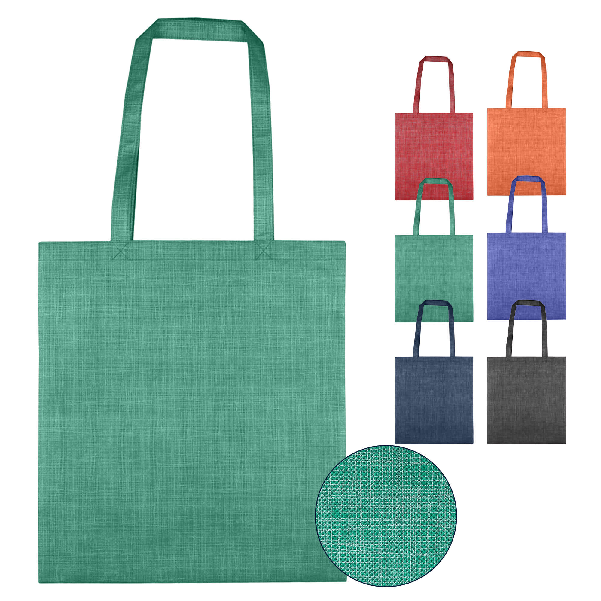 Silver Line Patterned Non Woven Bag [19-NWB021]