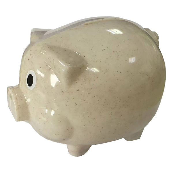 Wheat Straw Piggy Bank [19-PGB001]