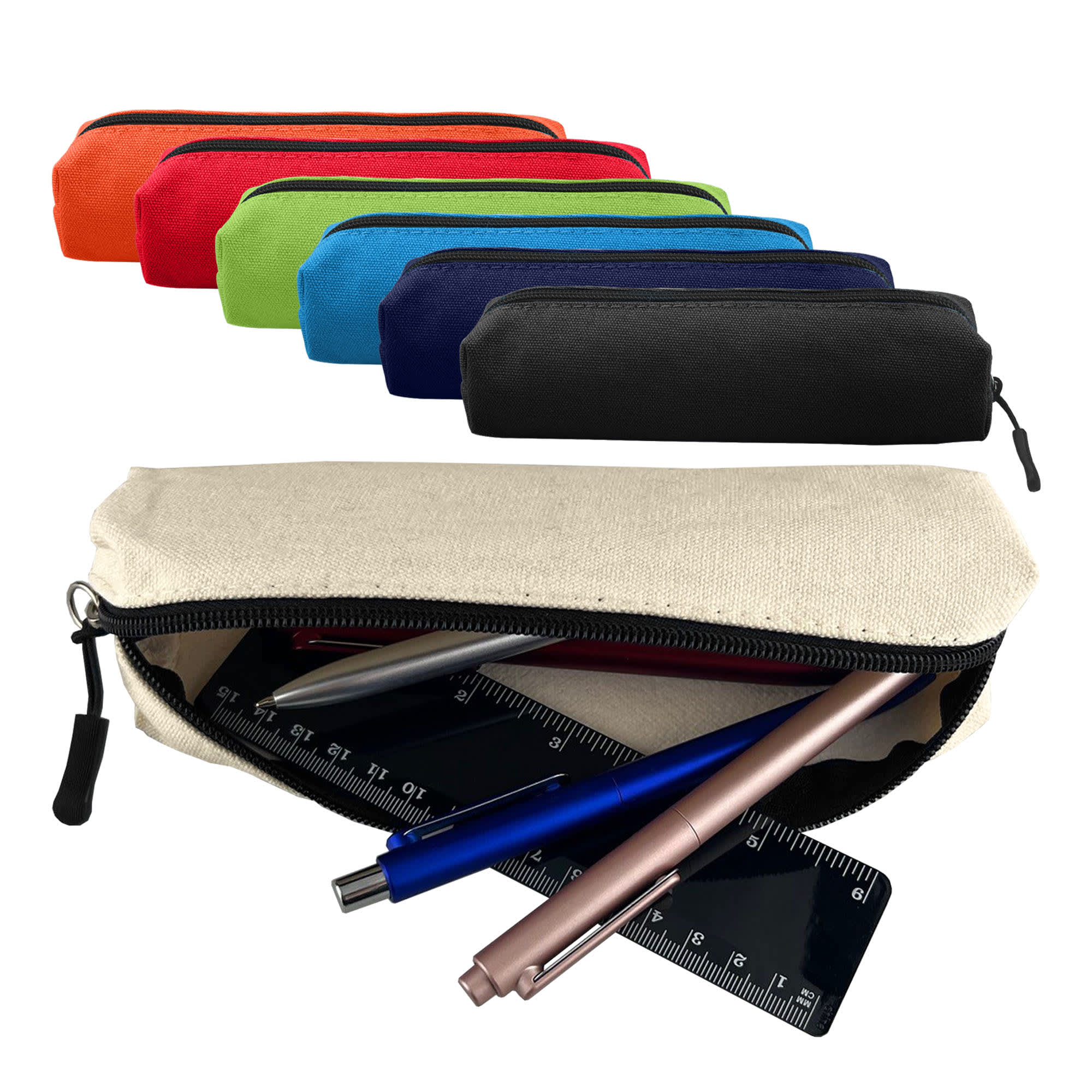Canvas Tube Pencil Case [19-PKG015]