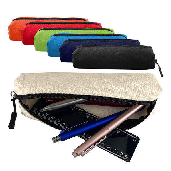 Canvas Tube Pencil Case [19-PKG015]