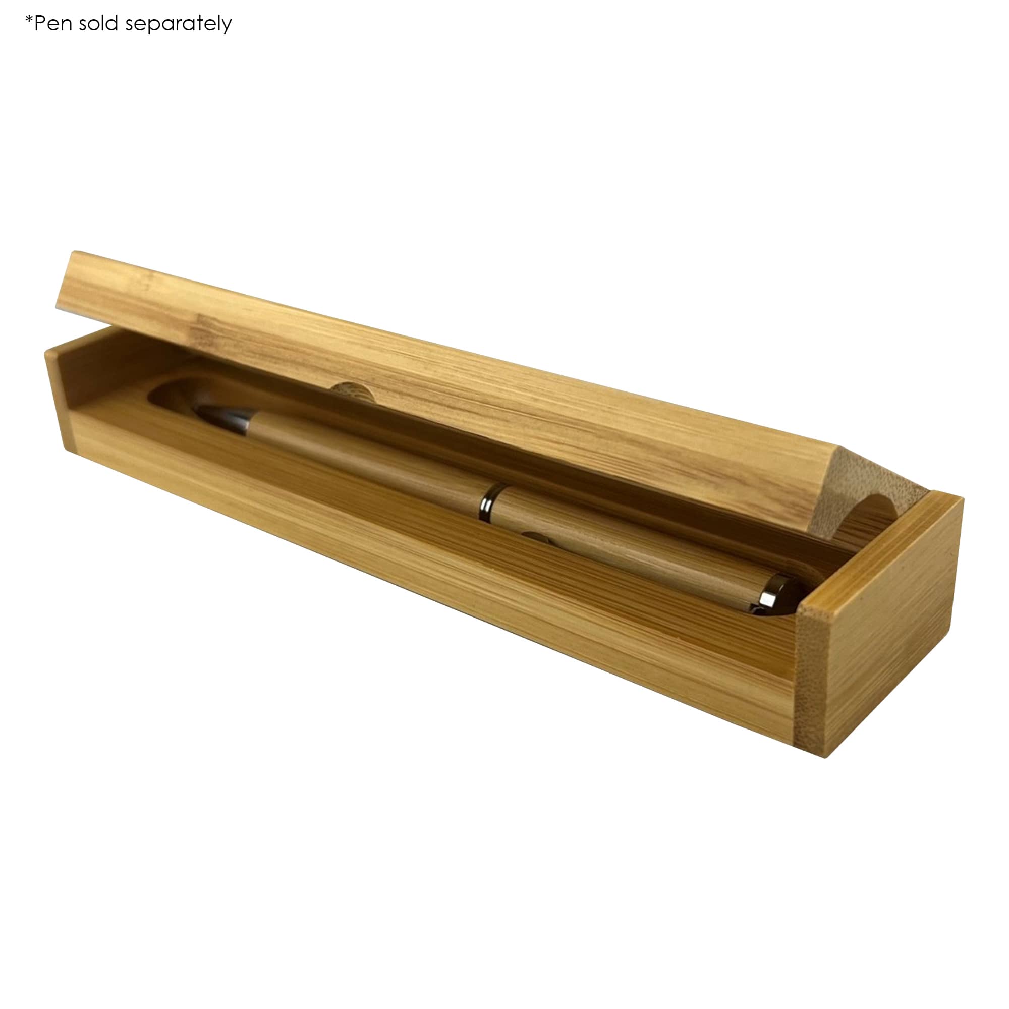 Bamboo Single Pen Gift Box [19-PKG019]