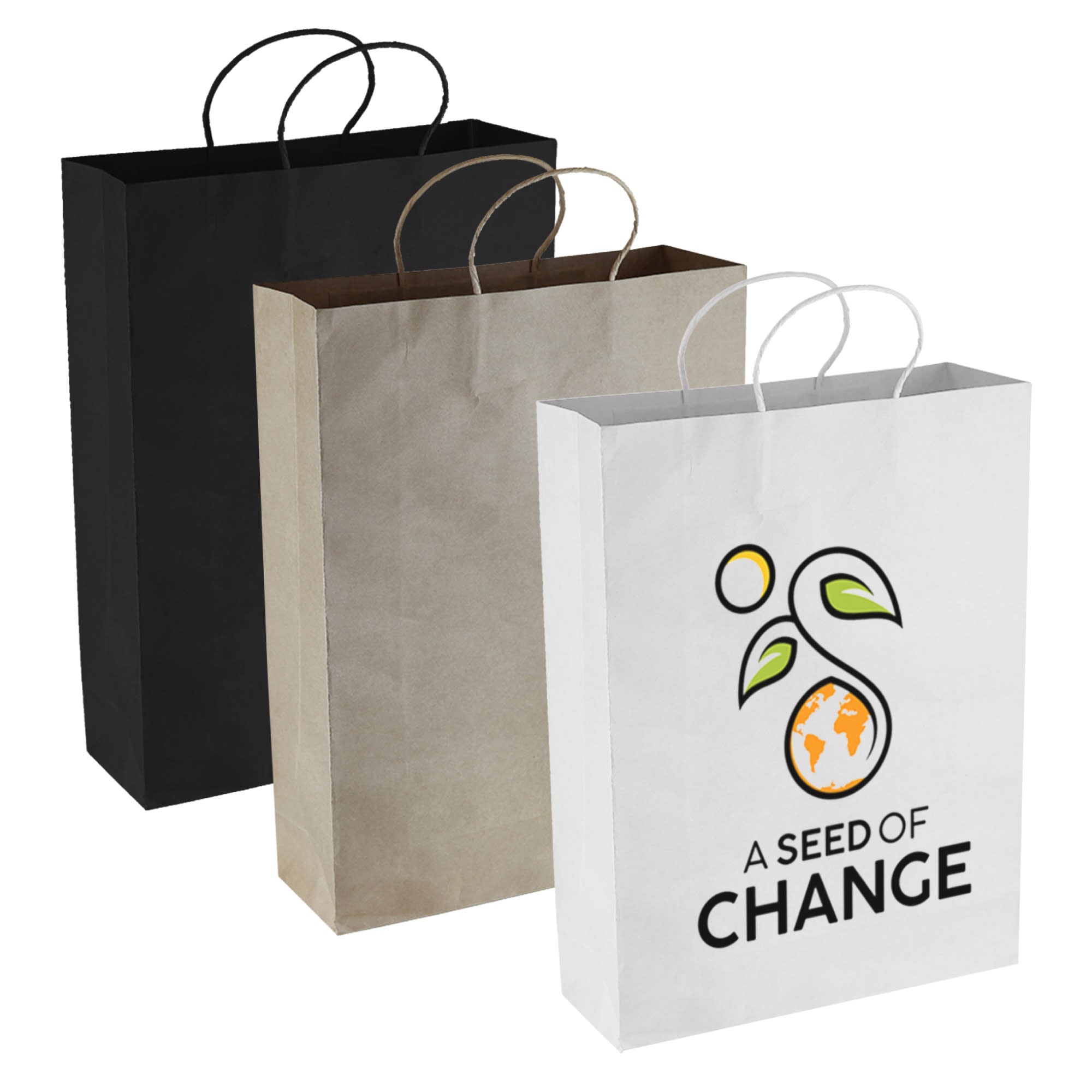 Paper Kraft Shopping Bag [19-PPB007]