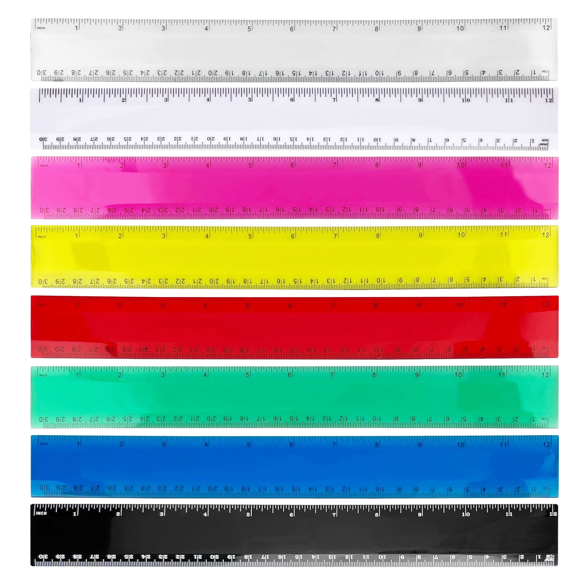 Plastic Ruler 30cm [19-PR001]