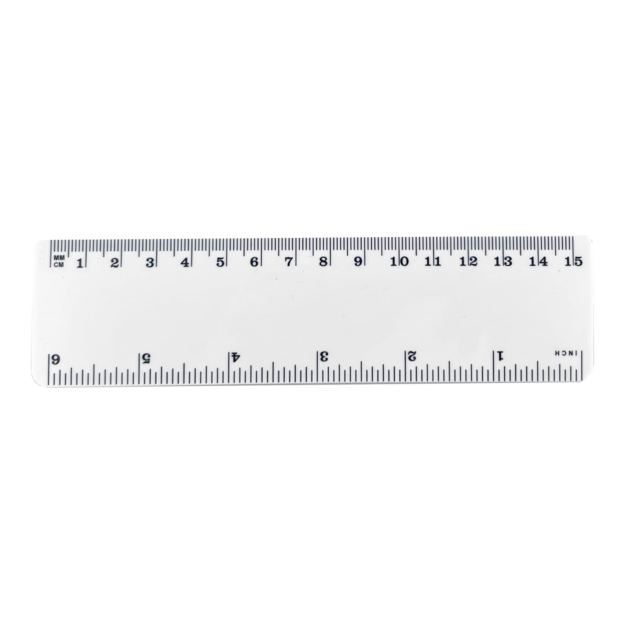 Plastic Ruler 15cm [19-PR003]