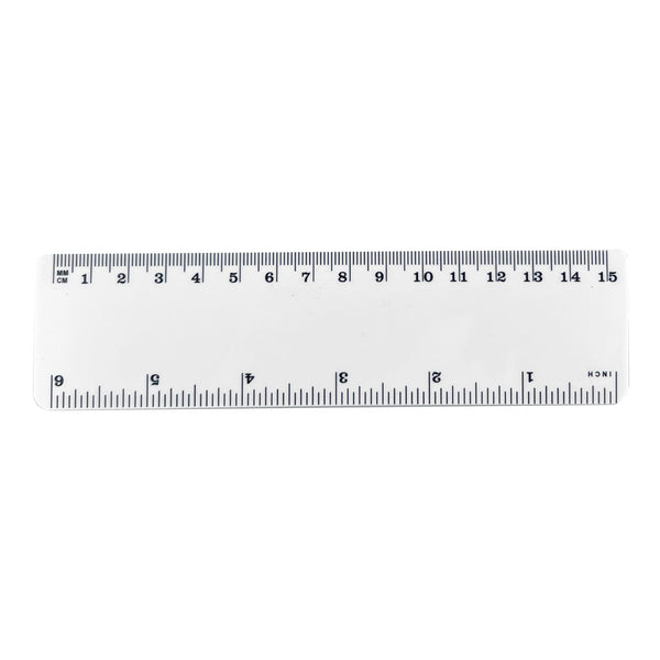 Plastic Ruler 15cm [19-PR003]
