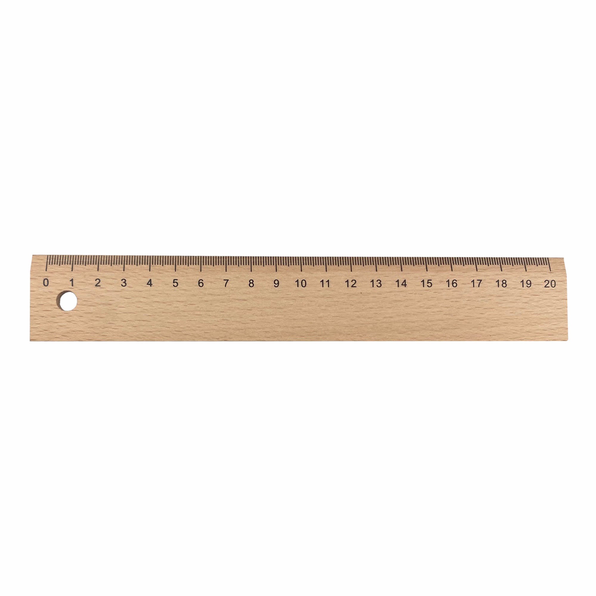 Wood Ruler 20cm [19-PR004]