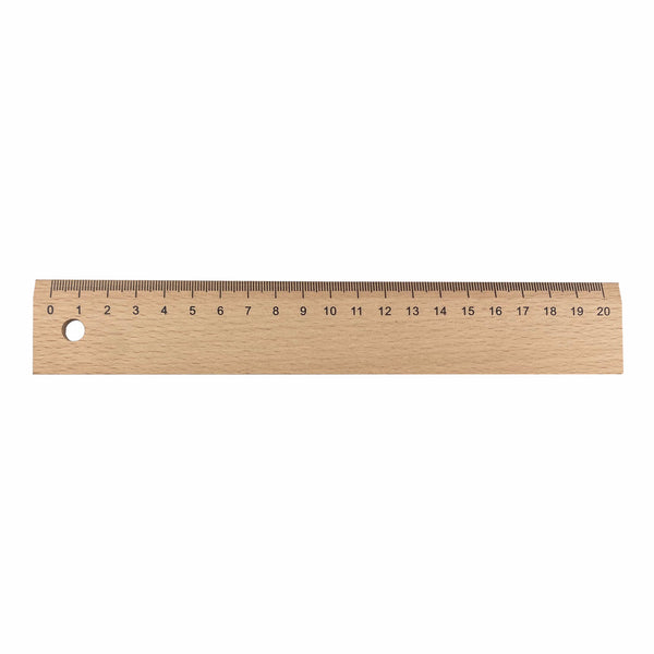 Wood Ruler 20cm [19-PR004]