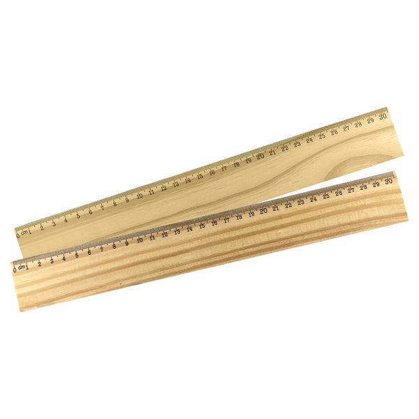 Wood Ruler 30cm [19-PR005]