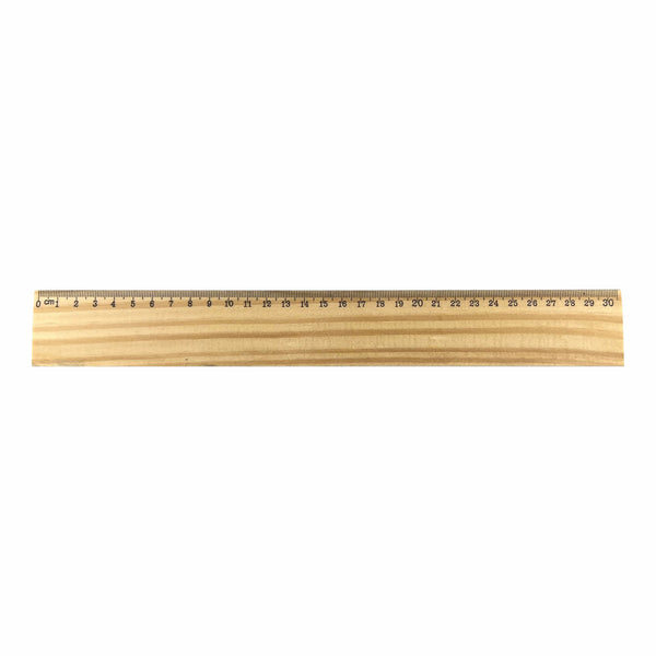 Wood Ruler 30cm [19-PR005]