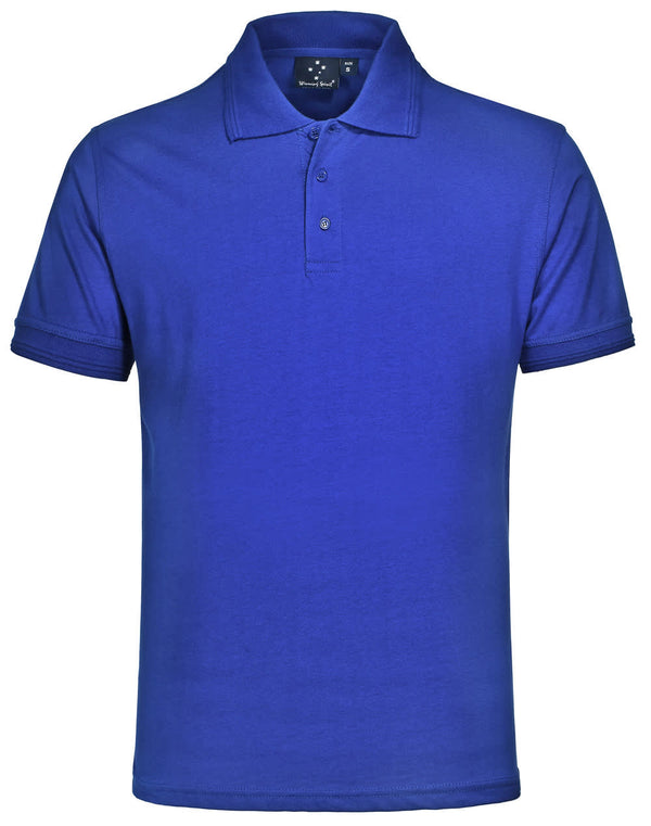 unisex cotton jersey polo [53-PS05]