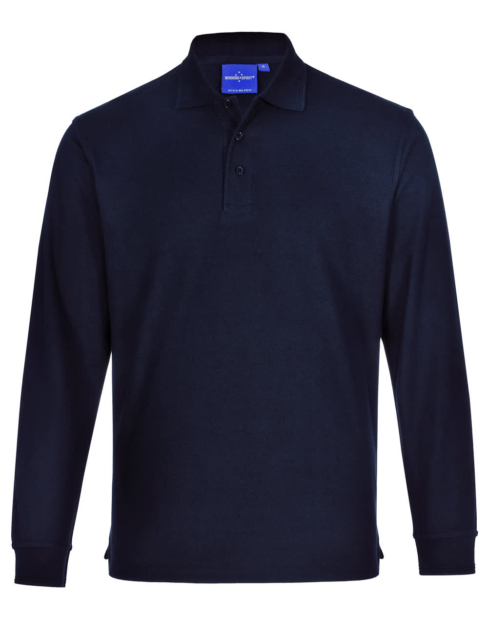 Adults 240gsm Poly/Cotton Pique L/S Polo [53-PS12]