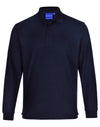 Adults 240gsm Poly/Cotton Pique L/S Polo [53-PS12]