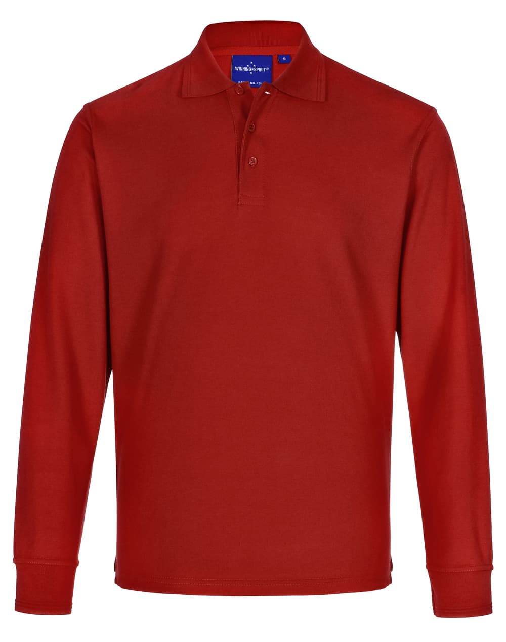 Adults 240gsm Poly/Cotton Pique L/S Polo [53-PS12]