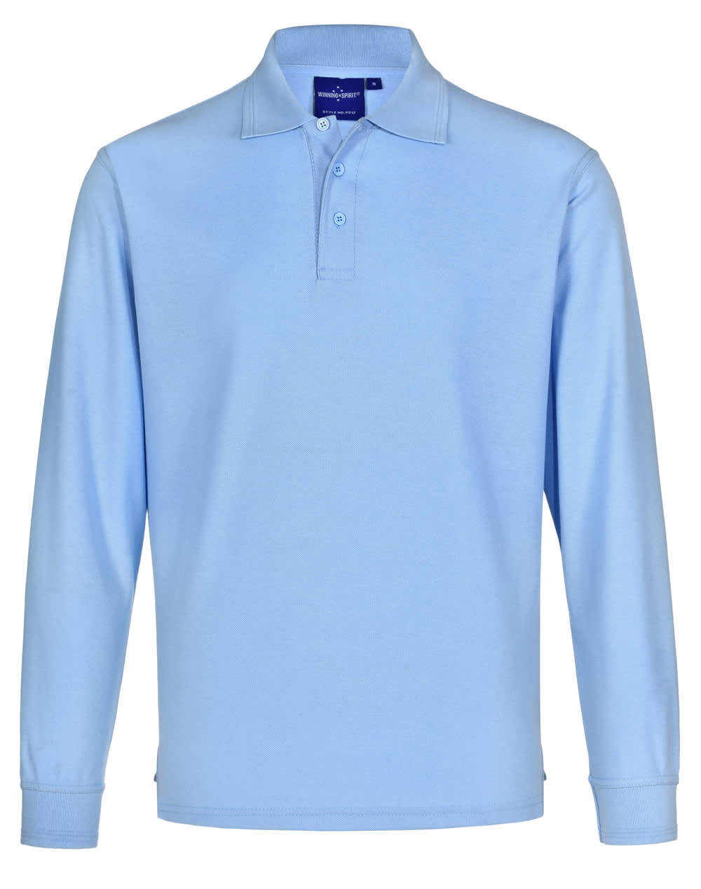 Adults 240gsm Poly/Cotton Pique L/S Polo [53-PS12]