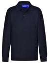 Kids 240gsm Poly/Cotton Pique L/S Polo [53-PS12K]