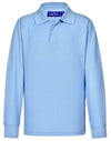 Kids 240gsm Poly/Cotton Pique L/S Polo [53-PS12K]