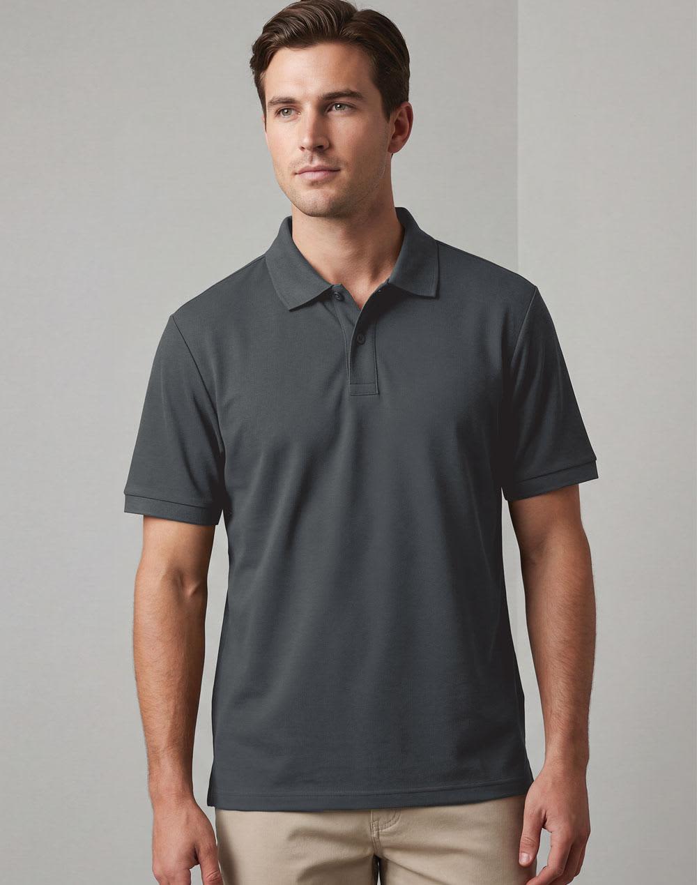 Mens Classic Cotton/Poly Pique S/S Polo [53-PS15]