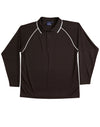 Kids cooldry raglan L/S polo [53-PS43K]
