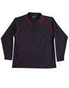 Kids cooldry raglan L/S polo [53-PS43K]