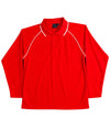 Kids cooldry raglan L/S polo [53-PS43K]