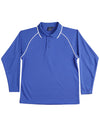 Kids cooldry raglan L/S polo [53-PS43K]