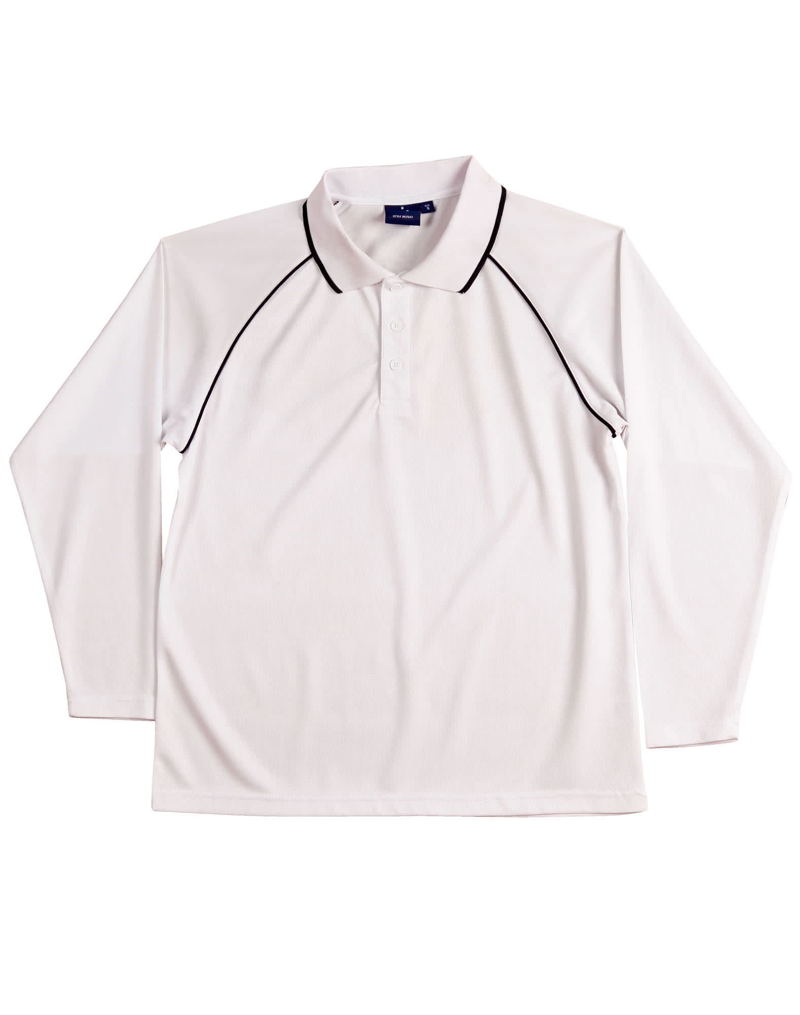 Kids cooldry raglan L/S polo [53-PS43K]