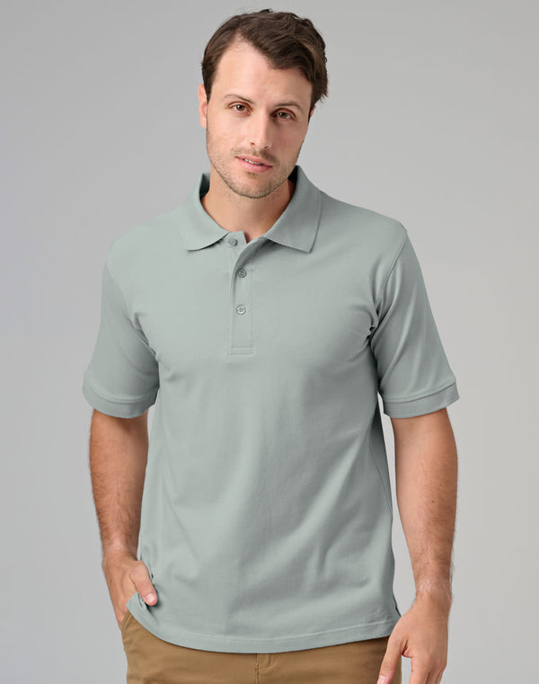 Mens cotton stretch polo [53-PS55]