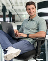 Mens cotton stretch polo [53-PS55]