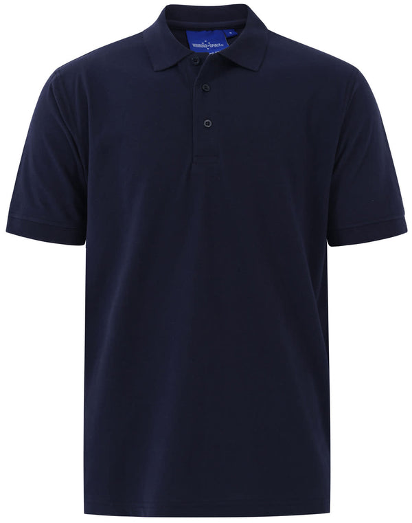 Mens cotton stretch polo [53-PS55]