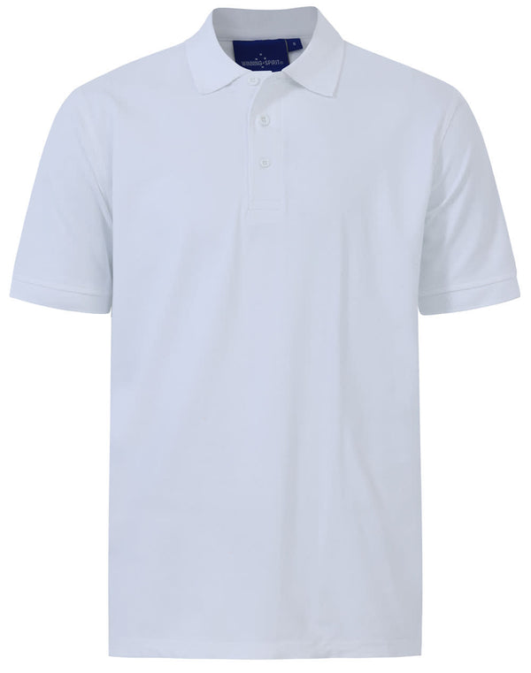 Mens cotton stretch polo [53-PS55]