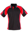 Kids Cooldry Contrast Polo With Sleeve Panel [53-PS61K]