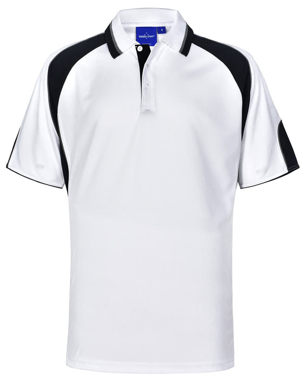 Kids Cooldry Contrast Polo With Sleeve Panel [53-PS61K]